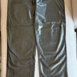 Abercrombie Black Leather Pants